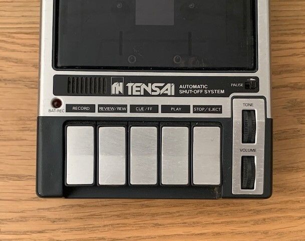 Vintage Tensai CRE-102 portable cassette recorder