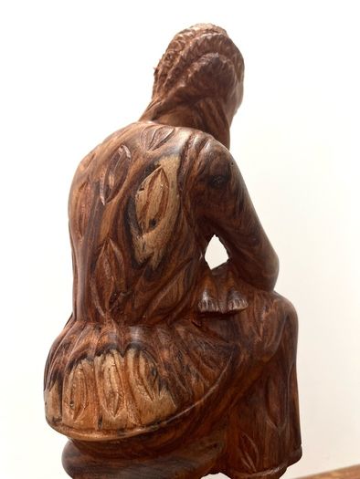 Wooden Figure Mother and Child