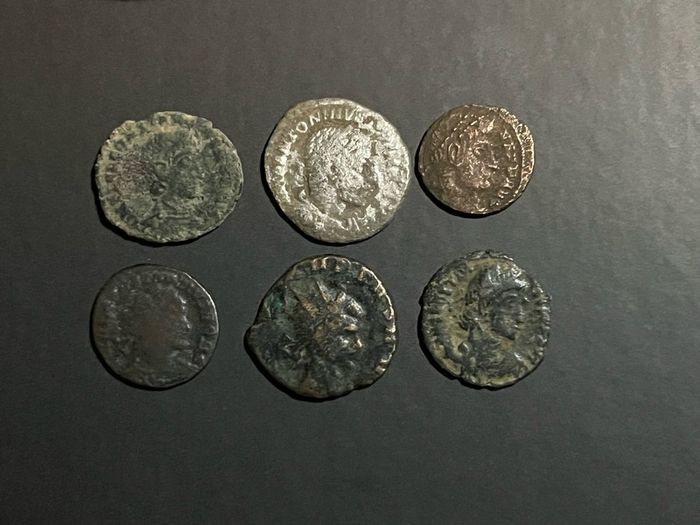 6 Ancient Roman Coin