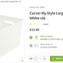 Curver Your Style Large Retangular Basket 18 Litre - White Image 5