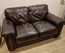 Free Leather Sofa - Booterstown (Collection Only)