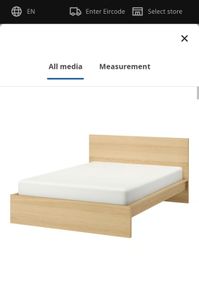 Ikea Malm King Size Bedframe (Delivered)