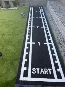 Hyrox gym carpet