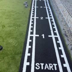 Hyrox gym carpet