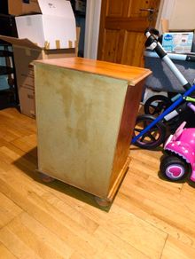 Solid Pine 3-Drawer Bedside Cabinet / Small Chest of Drawers