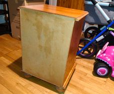 Solid Pine 3-Drawer Bedside Cabinet / Small Chest of Drawers
