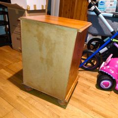 Solid Pine 3-Drawer Bedside Cabinet / Small Chest of Drawers