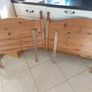 Pair of Solid Pine Single Headboards Image 2