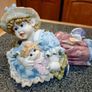 Lovely Figurine/ornament Of Child With Doll (used). Image 2