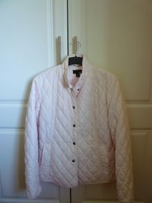 Ladies Jacket Coat Soft Pink H&m Husky Style- Medium.  Immaculate  H&M Toulouse.