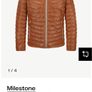 Milestone black padded lambs leather jacket Sz XL - Rrp 329 (New) Image 4