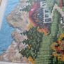 Framed cross stitch Mountain Scene Image 3