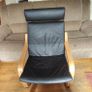 Scandinavian Armchair, and Footstool. Image 3