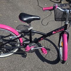 BTwin 20inch  Girls Bike   Like New   Basket Included