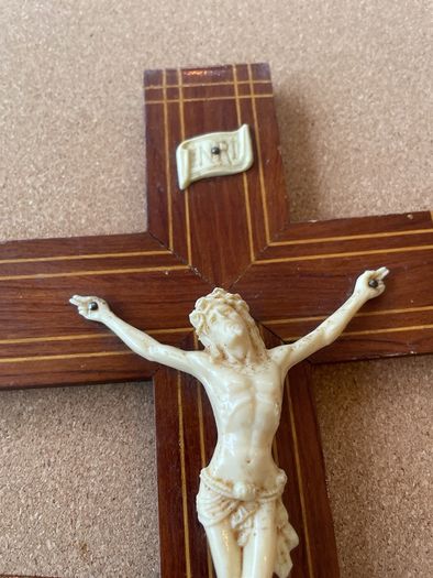 1940s Babtism wooden cross
