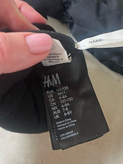 H&M Kids Batman Ski Gloves Age 6-8