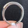 18ct white gold diamond eternity/wedding ring Image 3
