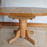 Round Wooden Extendable Table and chairs Image 3