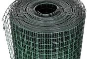 Chicken Wire Fence Galvanised with PVC Coating 10x1 m Green