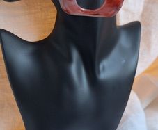 Large Coral Statement Earrings
