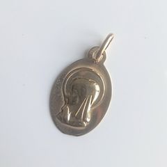 375 9ct gold Virgin Mary pendant