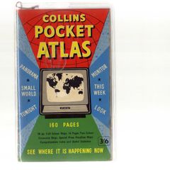 Collins Pocket Atlas (1961) - Very Rare In This Perfect Condition