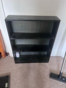 small black bookcase