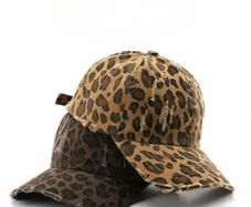 Leopard Print Baseball Caps