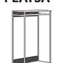 IKEA - Storage unit PLATSA - Clothes Rail Wardrobe Image 5