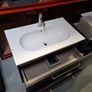 Visobath 800 wall hung unit basin tap and waste Image 3