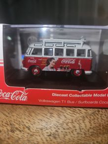 Coca-Cola Vw T1 Surfboards Bus 1.76 Scale