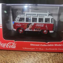 Coca-Cola Vw T1 Surfboards Bus 1.76 Scale