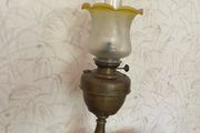 Elegant vintage oil paraffin table lamp