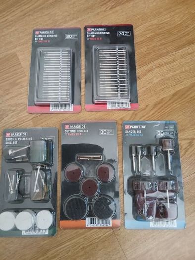 Parkside rotary tool and accessories.