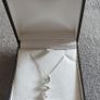9k white gold pendant Image 2