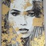 Large framed canvas painting 90 x 140cm Image 2