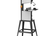 Band Saw with Stand Benchtop Bandsaw 24.5 cm 370W Two-Speed Adjustable