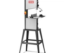 Band Saw with Stand Benchtop Bandsaw 24.5 cm 370W Two-Speed Adjustable