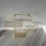Gold Geometric Wall Shelf Image 2