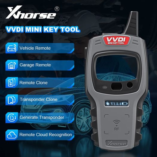 Xhorse VVDI Mini Car Van Key Fob Tool Programming With Super Chip XKB501EN XNDS00EN Remote Key Free 96bit 48-Clone Function Global Version