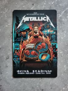 Metallica fan card night 2