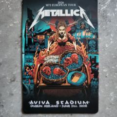Metallica fan card night 2