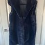 Navy faux fur James Lakeland gilet Image 2