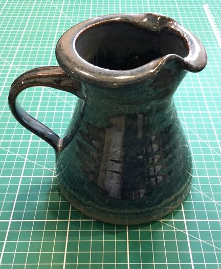 Louis Mulcahy Dark Blue Jug (medium size (1.2Pt.))