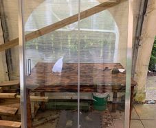 Sliding 105cm -109cm  Shower Door Chrome
