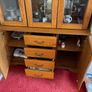 Higginbotham hand made oak display cabinet Image 2