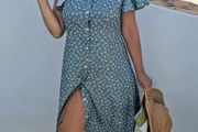 Flower meadow dress XS-M