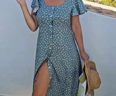 Flower meadow dress XS-M