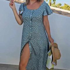 Flower meadow dress XS-M