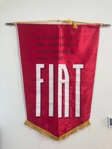 Fiat Dealer Pennant Rare from the 60's